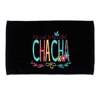 Blessed To Be Called Chacha Colorful Grandma Microfiber Hand Towel