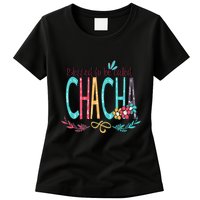 Blessed To Be Called Chacha Colorful Grandma Womens T-Shirt