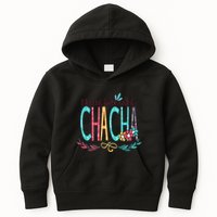 Blessed To Be Called Chacha Colorful Grandma Kids Hoodie