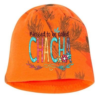 Blessed To Be Called Chacha Colorful Grandma Kati - Camo Knit Beanie