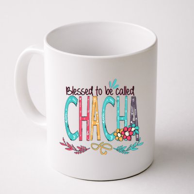 Blessed To Be Called Chacha Colorful Grandma Coffee Mug