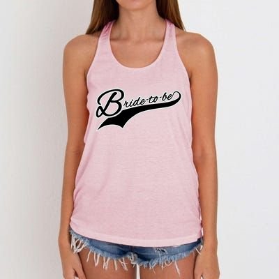 Bride To Be Tee Matching Bridal Party Gift Bride Great Gift Women's Knotted Racerback Tank