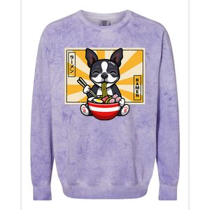 Boston Terrier Colorblast Crewneck Sweatshirt