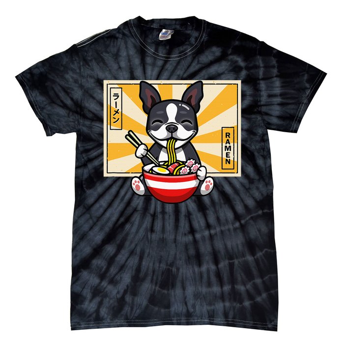 Boston Terrier Tie-Dye T-Shirt