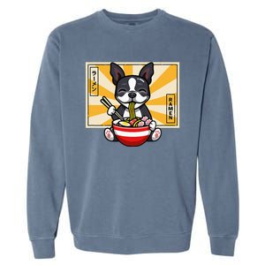 Boston Terrier Garment-Dyed Sweatshirt