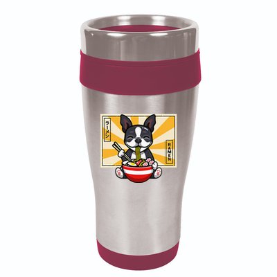 Boston Terrier 16oz Travel Tumbler