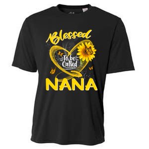 Blessed To Be Called Nana Cute Sunflower MotherS Day Cooling Performance Crew T-Shirt