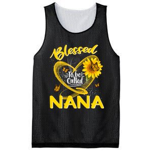 Blessed To Be Called Nana Cute Sunflower MotherS Day Mesh Reversible Basketball Jersey Tank