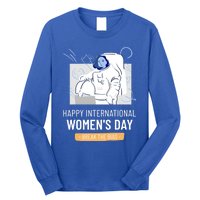 Break The Bias Astronaut Happy International S Day Funny Gift Long Sleeve Shirt