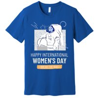 Break The Bias Astronaut Happy International S Day Funny Gift Premium T-Shirt