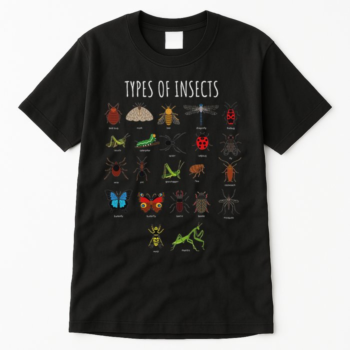 Bug T Bug Identification Types Of Insects Tall T-Shirt
