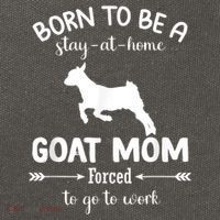 Born To Be A Stay At Home Goat Mom Forced To Go To Work Cotton Canvas Backpack