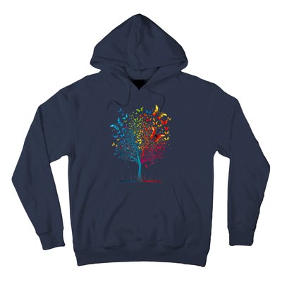 Butterfly Tree Beautiful Women Men Graphic Hoodie