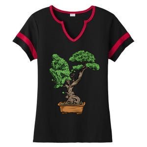 Bonsai Thinking Ladies Halftime Notch Neck Tee