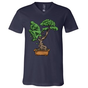 Bonsai Thinking V-Neck T-Shirt