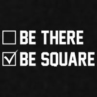 Be There Be Square Ladies PosiCharge Tri-Blend Wicking Tank