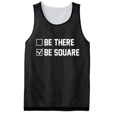 Be There Be Square Mesh Reversible Basketball Jersey Tank