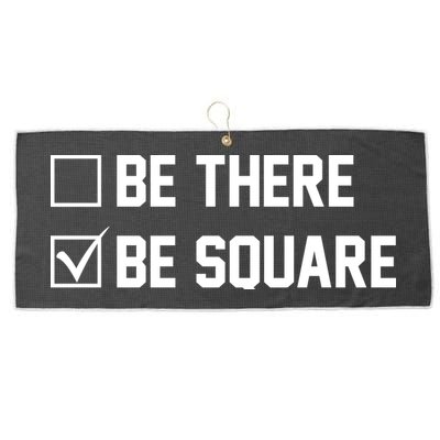 Be There Be Square Large Microfiber Waffle Golf Towel