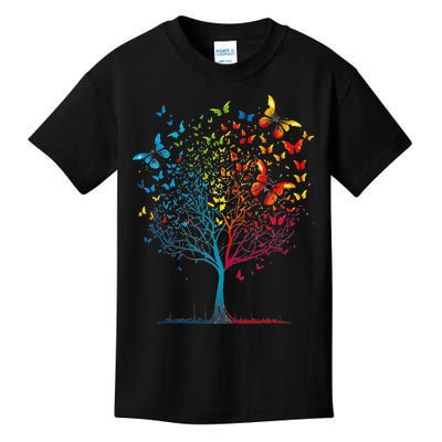 Butterfly Tree Beautiful Kids T-Shirt