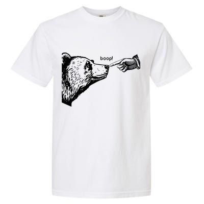 Boop The Bear Funny Garment-Dyed Heavyweight T-Shirt