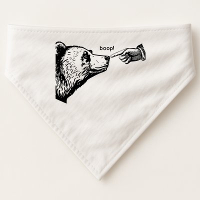 Boop The Bear Funny USA-Made Doggie Bandana