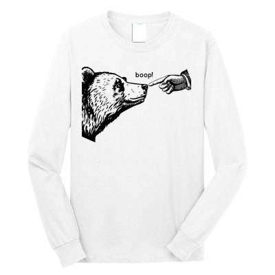Boop The Bear Funny Long Sleeve Shirt