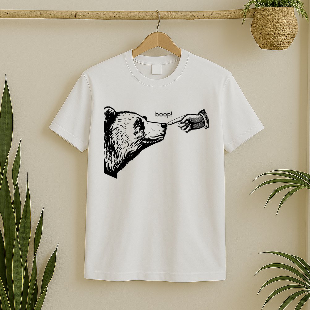 Boop The Bear Funny T-Shirt