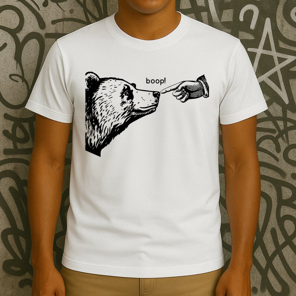 Boop The Bear Funny T-Shirt