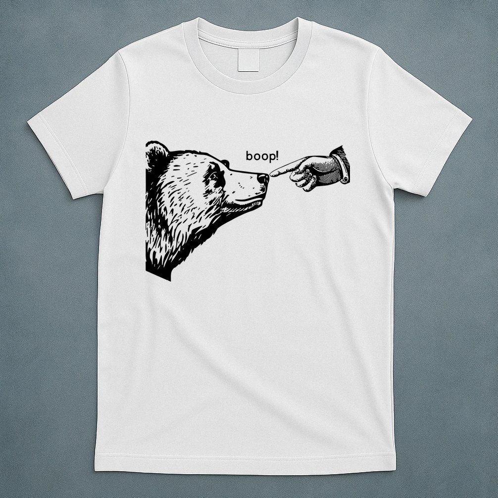 Boop The Bear Funny T-Shirt