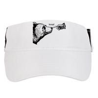 Boop The Bear Funny Adult Drive Performance Visor