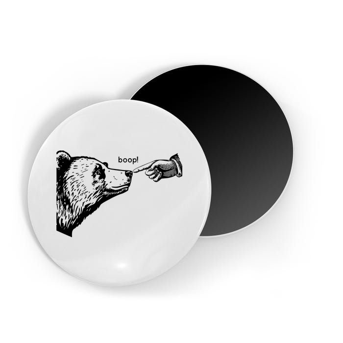 Boop The Bear Funny Magnet