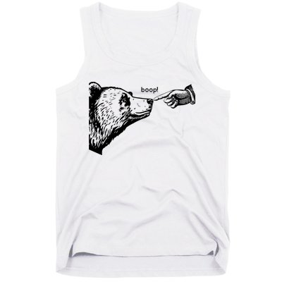 Boop The Bear Funny Tank Top