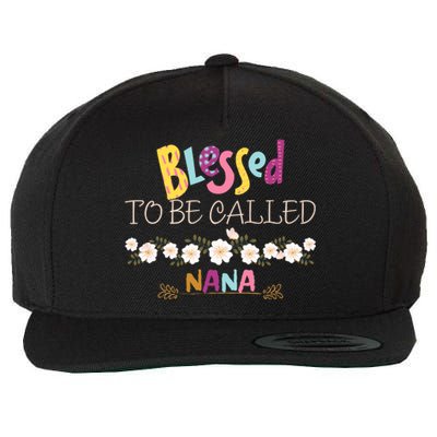 Blessed To Be Called Nana Wool Snapback Cap