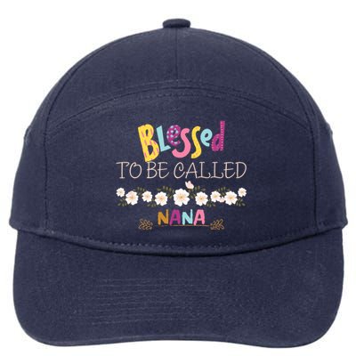 Blessed To Be Called Nana 7-Panel Snapback Hat