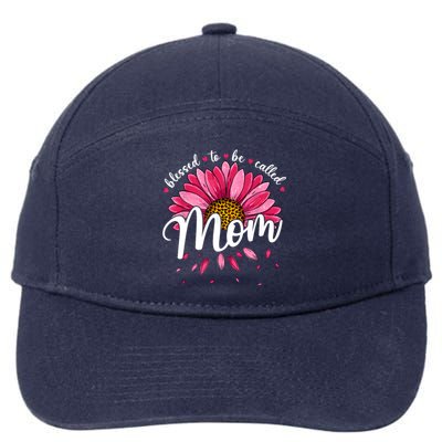 Blessed To Be Called Mom Cute Mothers Day Women 7-Panel Snapback Hat