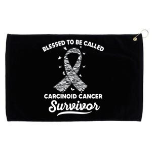 Blessed To Be Called Survivor Of Carcinoid Cancer Awareness Gift Grommeted Golf Towel