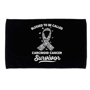 Blessed To Be Called Survivor Of Carcinoid Cancer Awareness Gift Microfiber Hand Towel