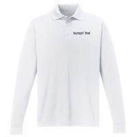 Bumpin’ That Brat Performance Long Sleeve Polo