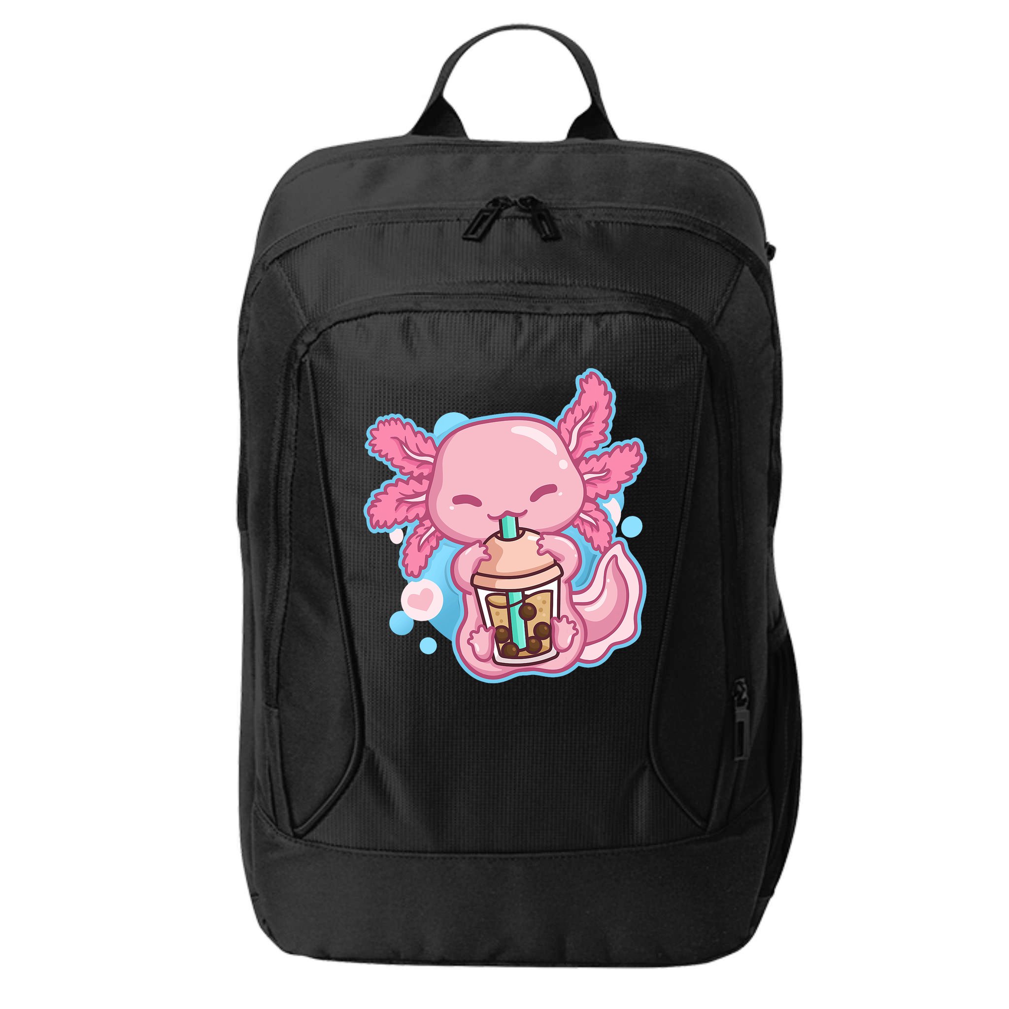 Boba Tea Bubble Tea Milk Tea Anime Axolotl  City Backpack