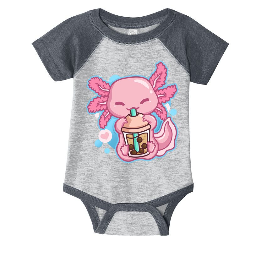 Boba Tea Bubble Tea Milk Tea Anime Axolotl  Infant Baby Jersey Bodysuit