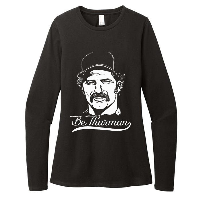 Be Thurman Baseball Championship Playoff New York Heroes Womens CVC Long Sleeve Shirt