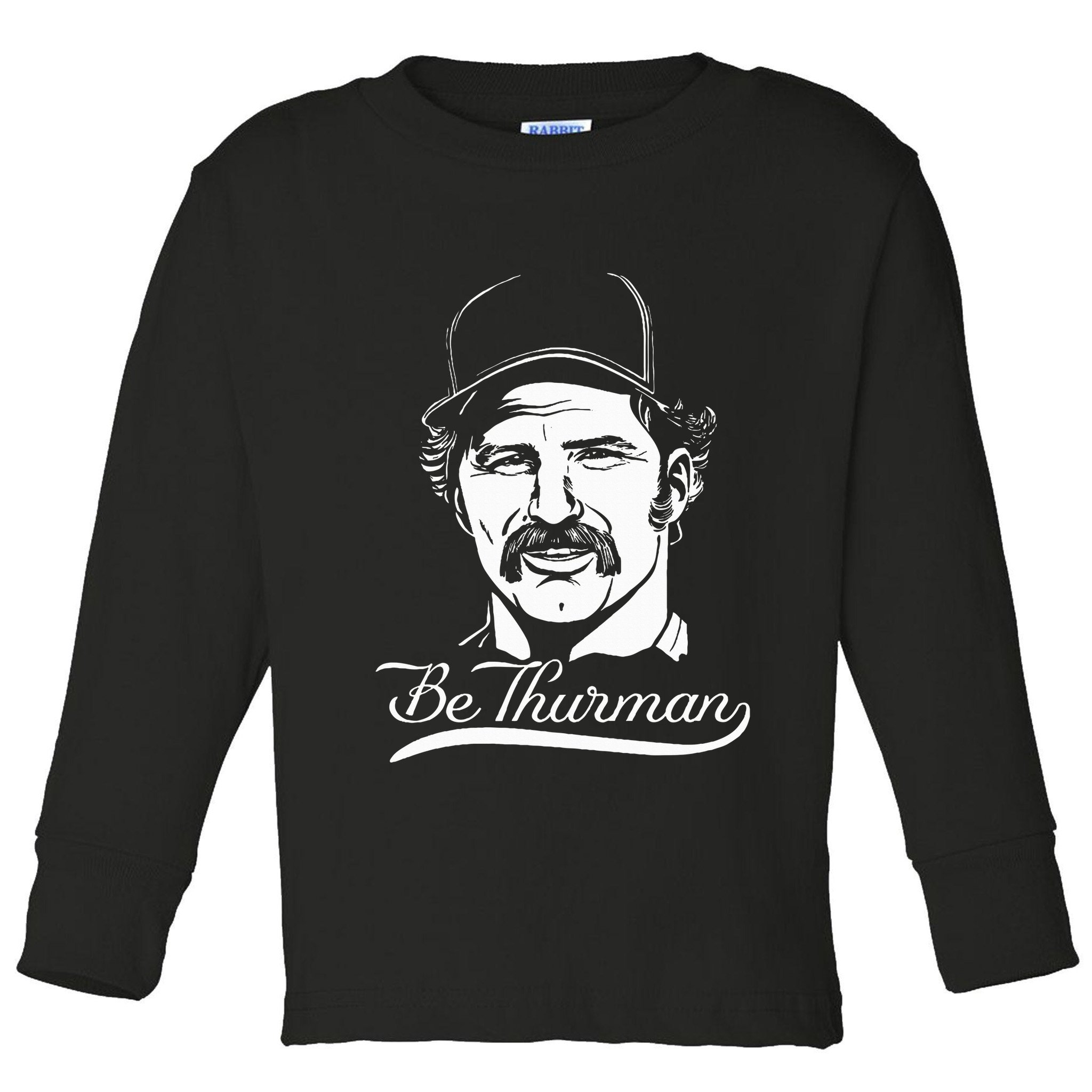 Be Thurman Baseball Championship Playoff New York Heroes Toddler Long Sleeve Shirt
