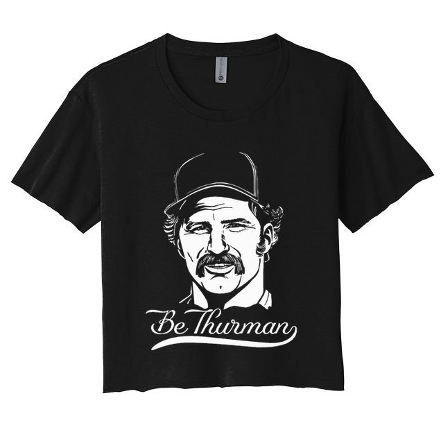 Be Thurman Baseball Championship Playoff New York Heroes Crop Top
