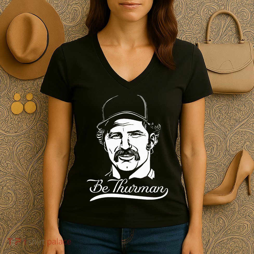 Be Thurman Baseball Championship Playoff New York Heroes Women's V-Neck T-Shirt
