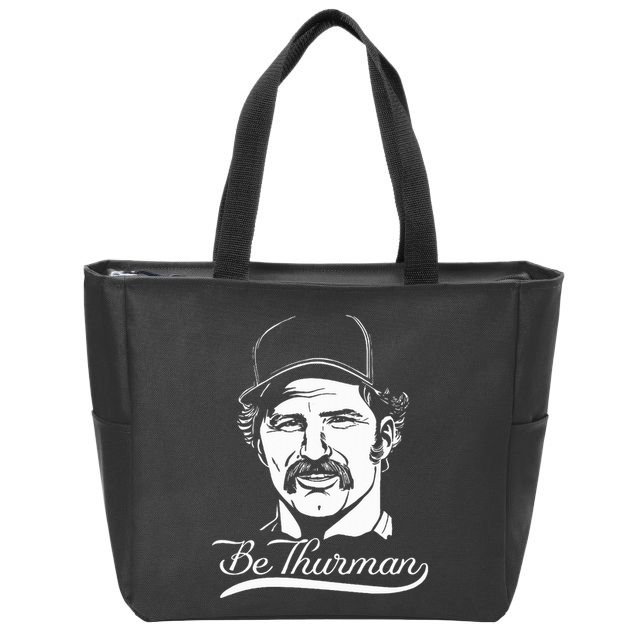 Be Thurman Baseball Championship Playoff New York Heroes Zip Tote Bag
