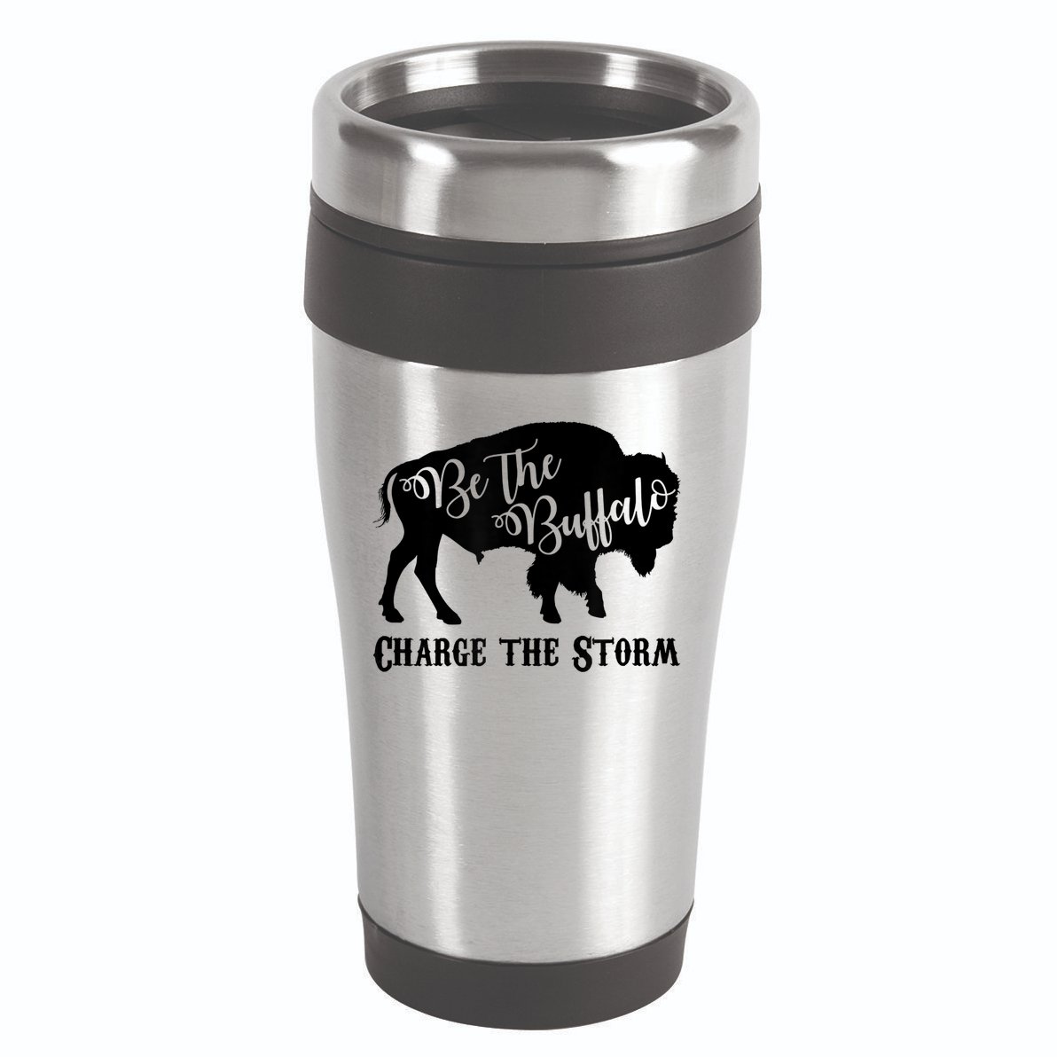 Be The Buffalo Charge The Storm Success 16oz Travel Tumbler