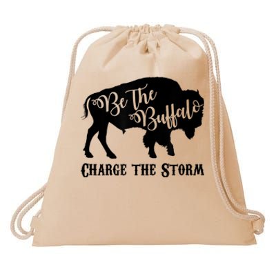 Be The Buffalo Charge The Storm Success Drawstring Bag