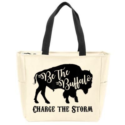 Be The Buffalo Charge The Storm Success Zip Tote Bag