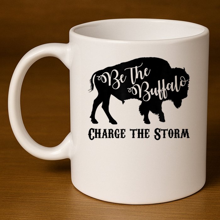 Be The Buffalo Charge The Storm Success 11oz C Handle Ceramic Mug