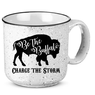 Be The Buffalo Charge The Storm Success 15oz Campfire Ceramic Mug